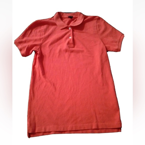 COPY - J.Crew Women's Short Sleeve Coral PoloShirt Size Small - Picture 5 of 13